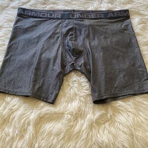 One Under Armour Mens Heat Gear 1 Brief 3XL Gray NWOT